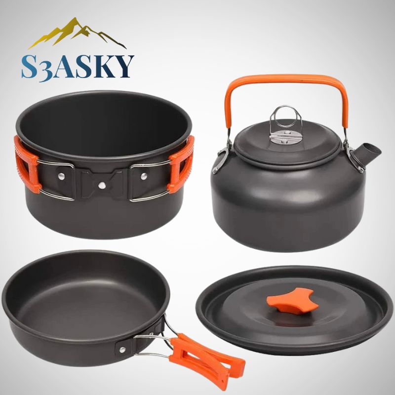 casserole-bouilloire-poĂȘle-camping