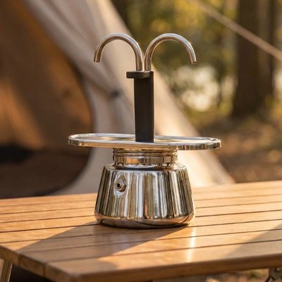 cafetière italienne inox camping voyage
