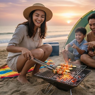 grille pour barbecue camping