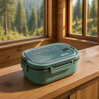 luncbox repas complet avec division 1200ml vert plein air