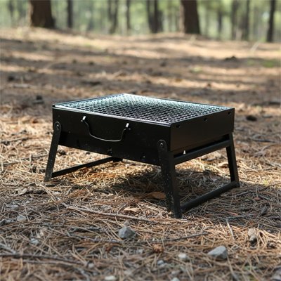 portable barbecue bbq en foret