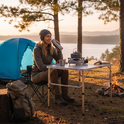 table camping outdoor