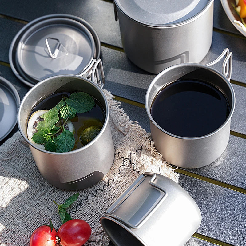 Mug de voyage | Titane 380ml / 550ml / 750ml