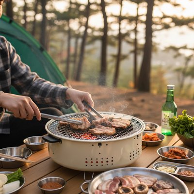 barbecue portable plein air