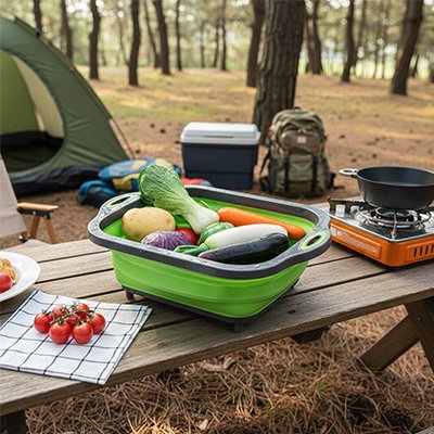 bassine pliable lavage légume