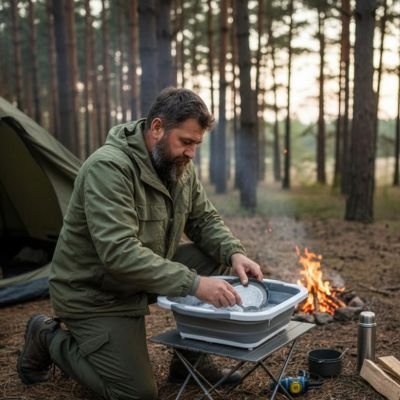 bassine pliable outdoor plein air 