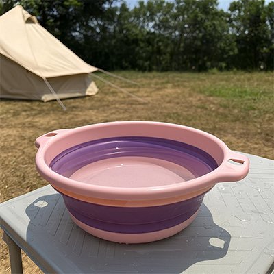 bassine pliable voyage camping 