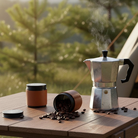 boite à café camping outdoor