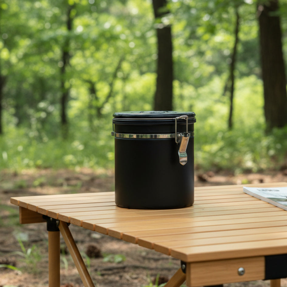 boite à café camping portable 