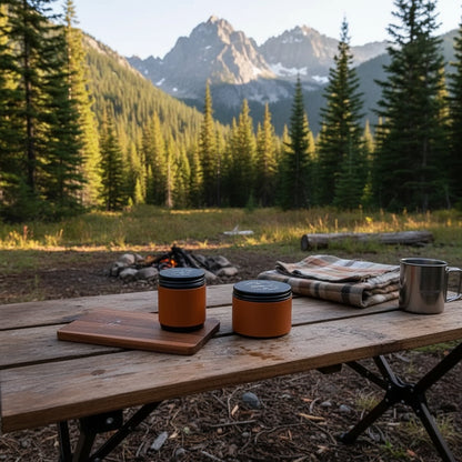 boite à café camping plein air 