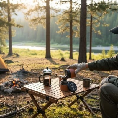 boite à café outdoor camping