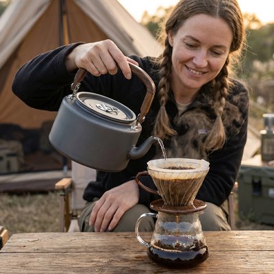 bouilloire camping outdoor