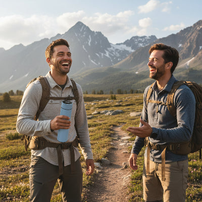 bouteille isotherme 500ml pour une rando