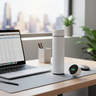 bouteille isotherme blanc 500ml