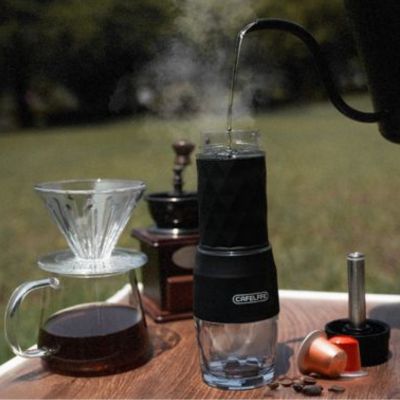cafetière portable en camping