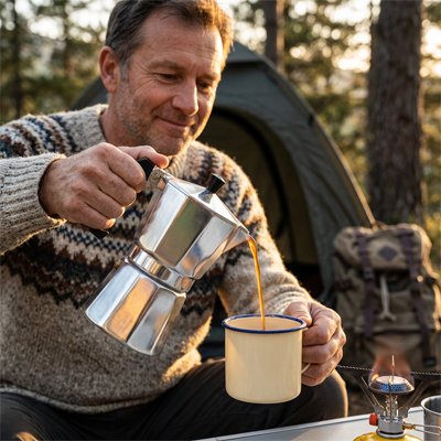 Cafetiere italienne bivouac