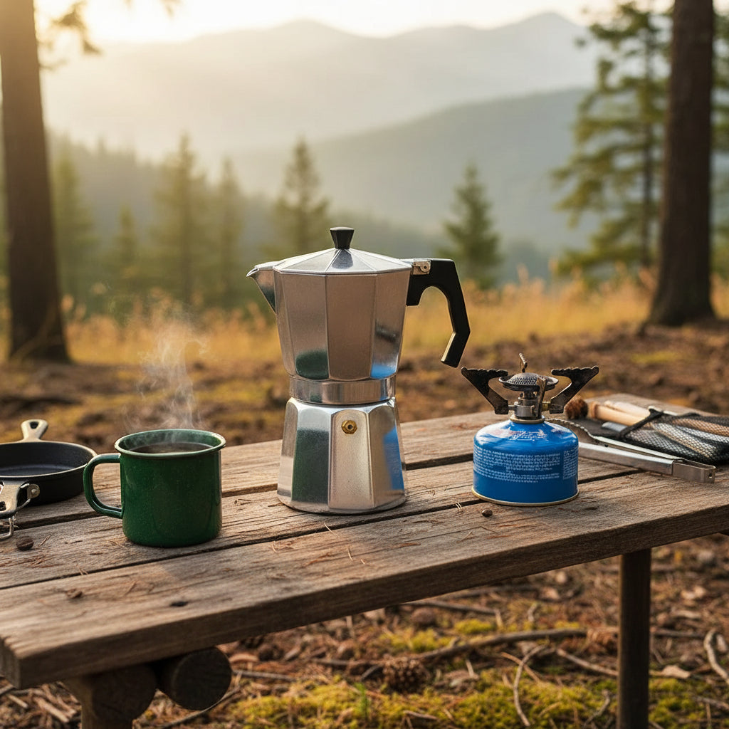 cafetière italienne camping