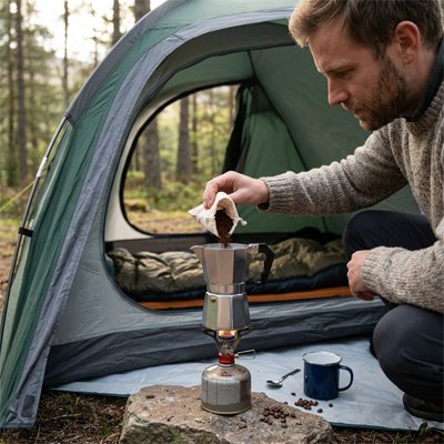 cafetiere italienne camping
