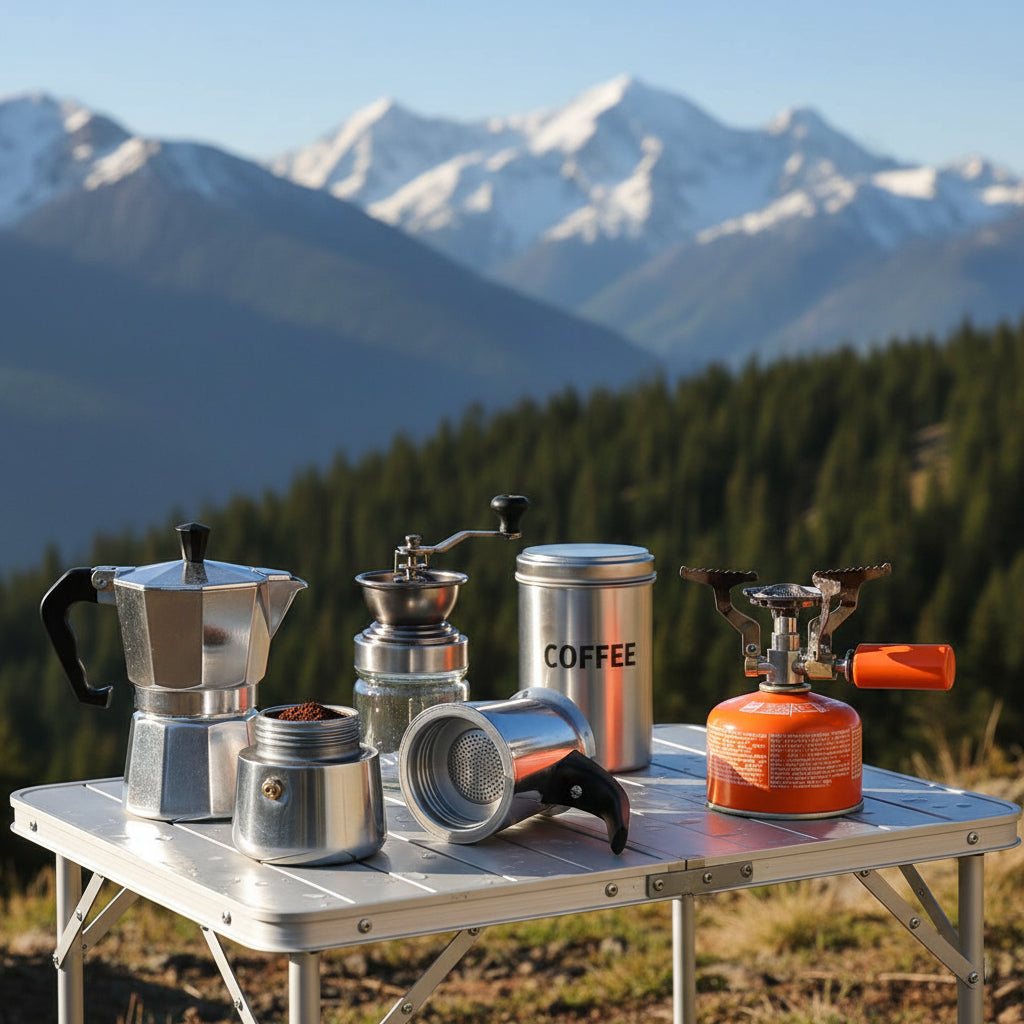 cafetière italienne inox outdoor
