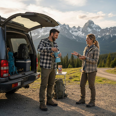 cafetiere italienne induction en montagne 