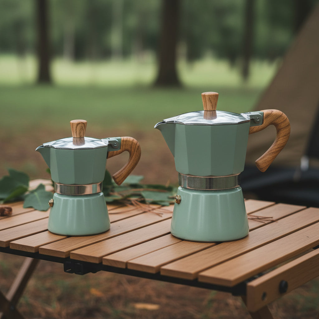 150 et 300 ml cafetiere italienne induction