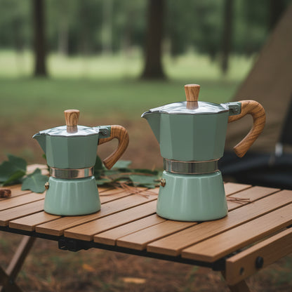 150 et 300 ml cafetiere italienne induction