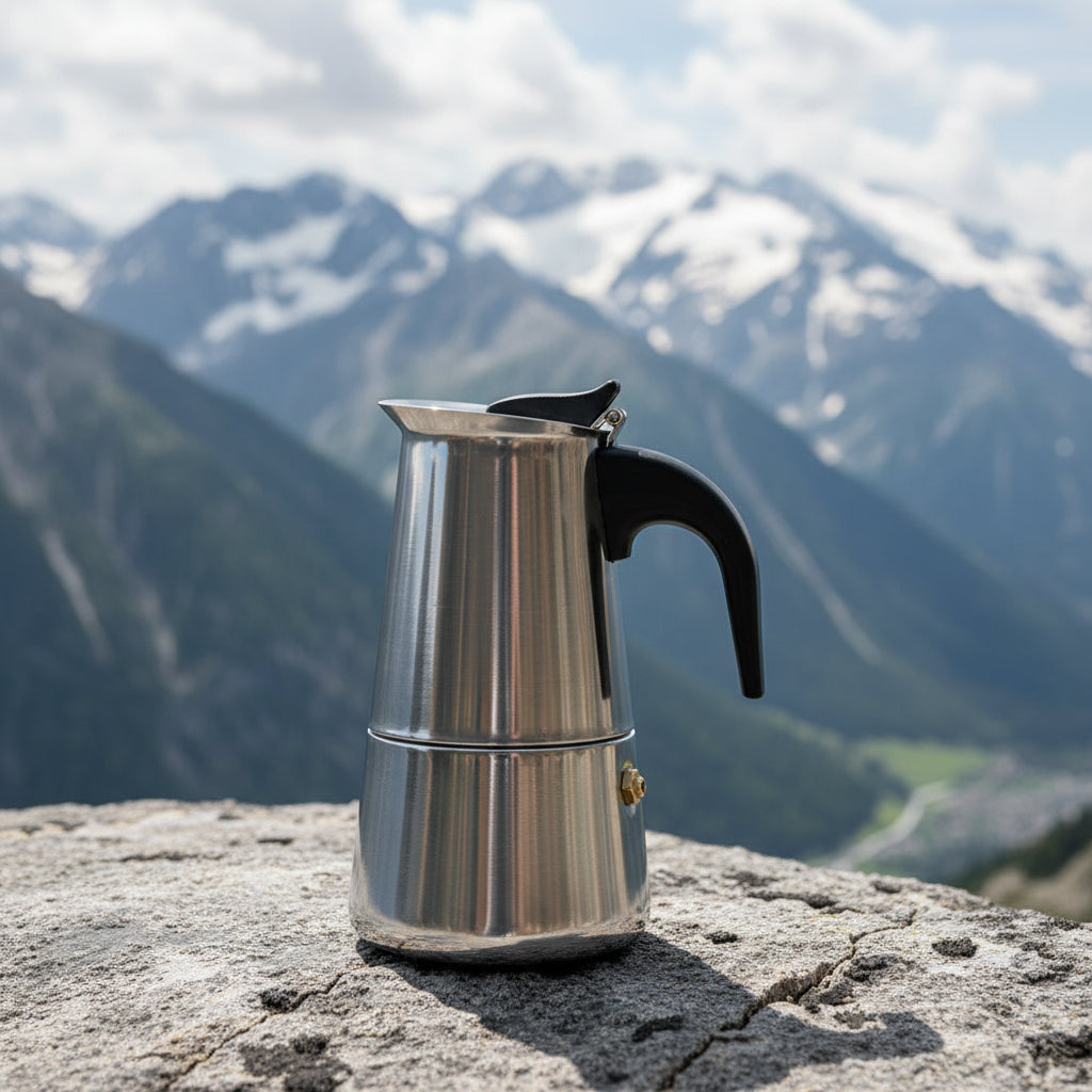 Cafetière Italienne Inox | Voyage-Outdoor