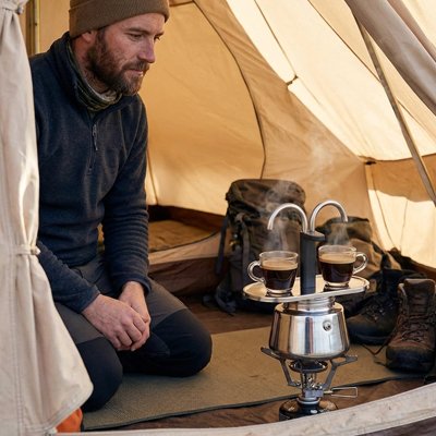 cafetière italienne inox camping