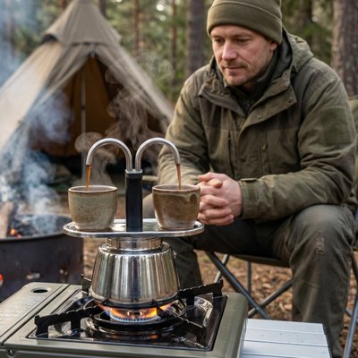 cafetière italienne inox outdoor 