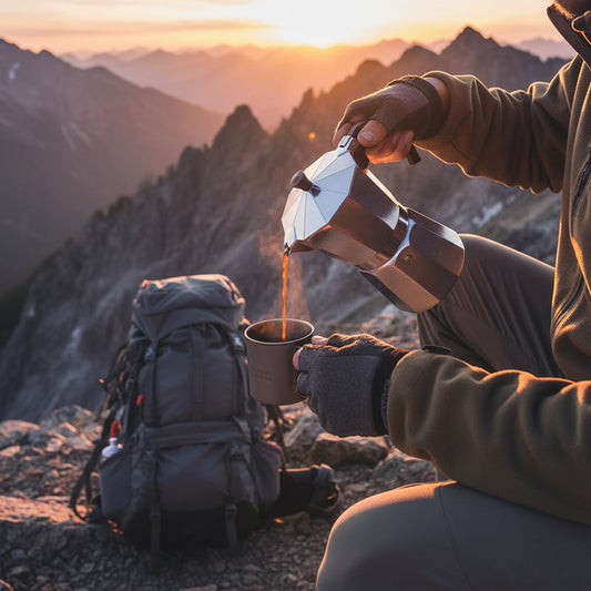 cafetière italienne outdoor