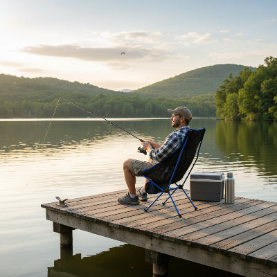 chaise camping pliante pour la peche