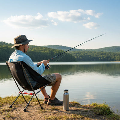 chaise de camping pour la pêche