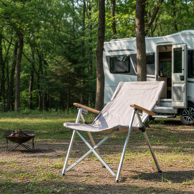 chaise pliante camping kaki