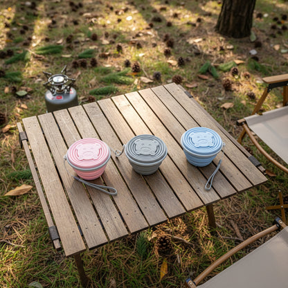 goblet pliable 320ml en camping