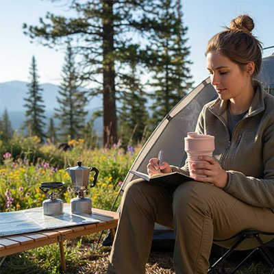 Gobelet pliable rando bivouac