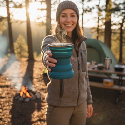 gobelet pliable voyage 