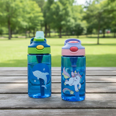 gourde enfant 480ml baleine licorne