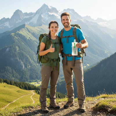 gourde filtrante alpes 