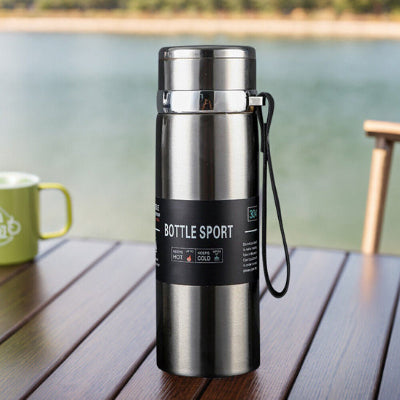 gourde isotherme argent