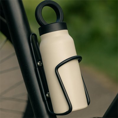 gourde isotherme blanche support becycle