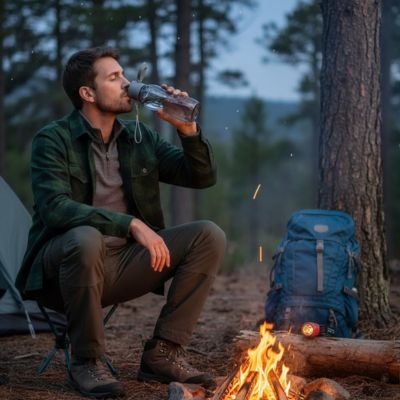 gourde plastique bushcraft