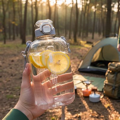 Gourde plastique en foret 