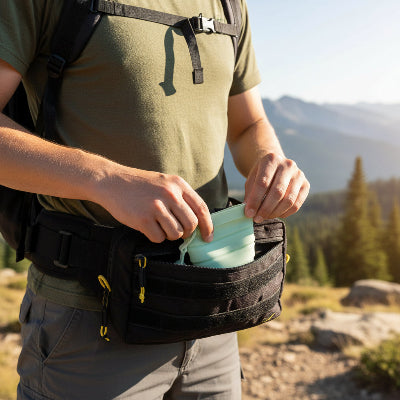 ranger sa gourde sport pliable dans son sac