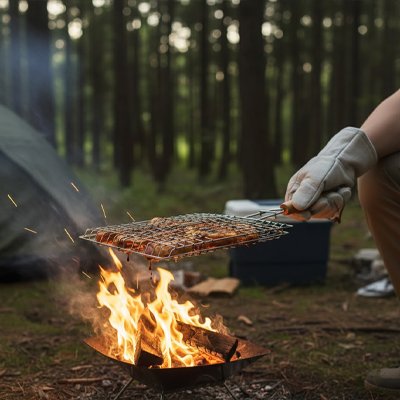 grille à barbecue camping