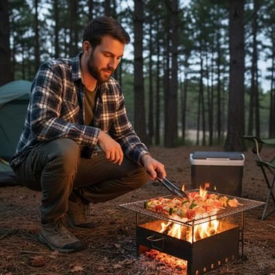 grille pour barbecue bivouac plein air