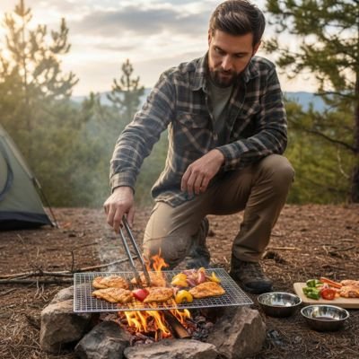 grille pour barbecue camping plein air