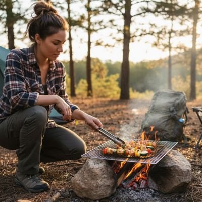 grille pour barbecue camping