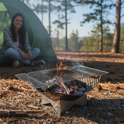 grille pour barbecue camping