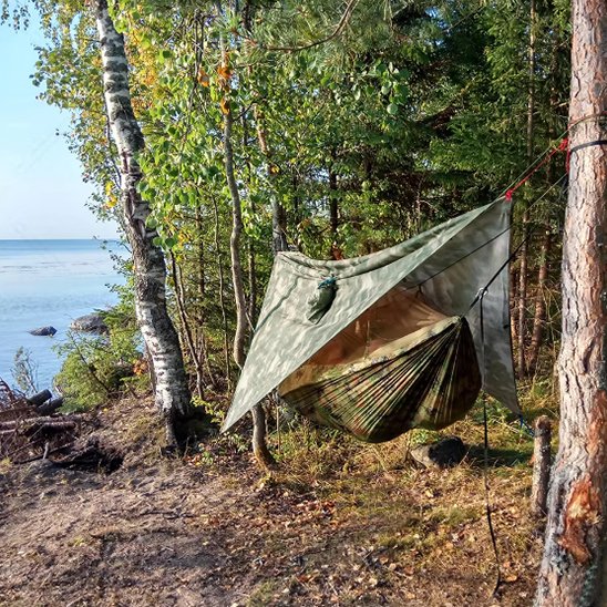 Hamac suspendu nature 