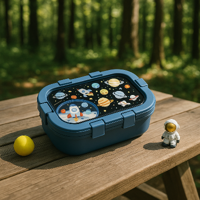 lunch box enfant bleu